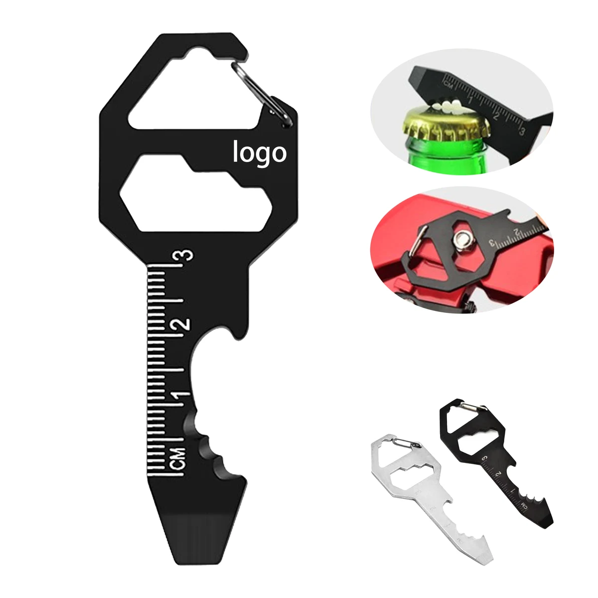 6-in-1 Keychain Bottle Opener Multi Tool 1