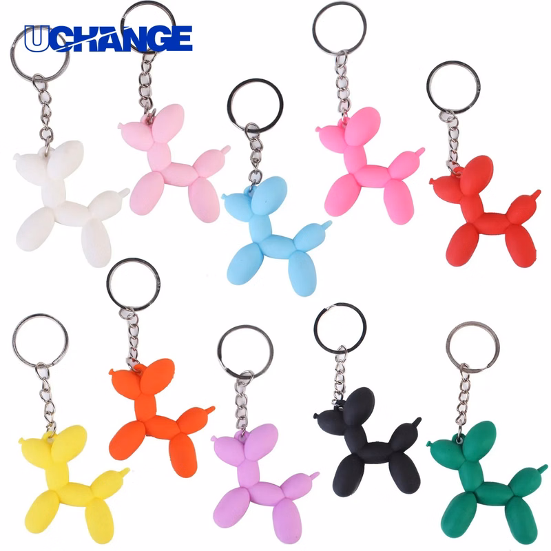 Dog Shaped Keychain Decorative Pendant for Daily Carry