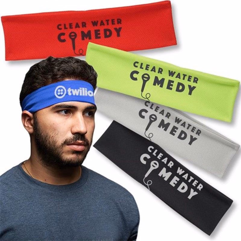 Classic Lightweight Headband w/ Custom Imprint Athletic