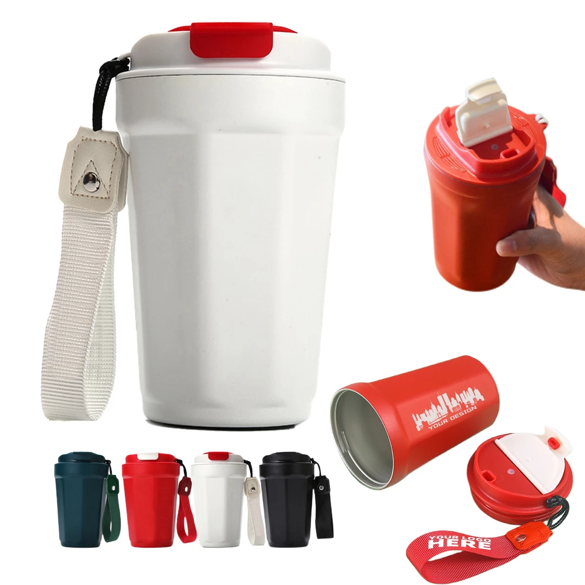 Stainless Steel Portable Coffee Tumbler Cup 1