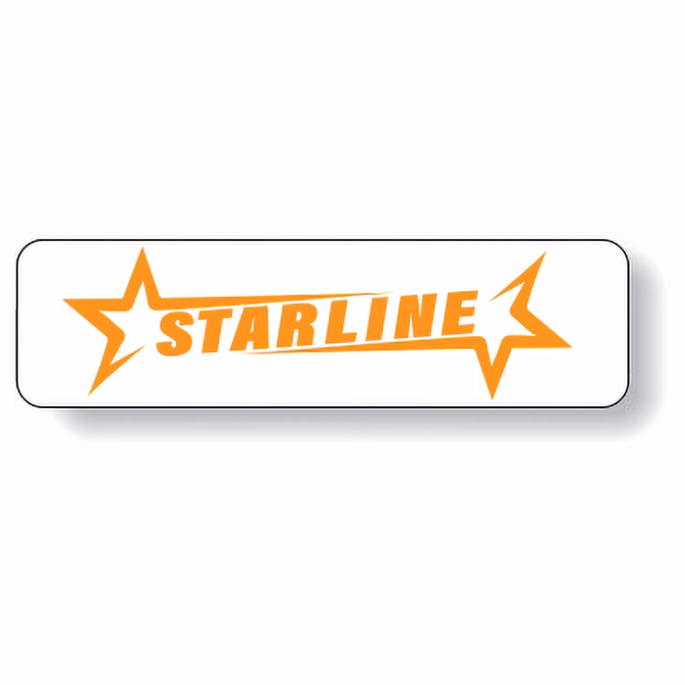 White Gloss Polypropylene Roll Labels Stock Rectangle (0.75"x2.75")