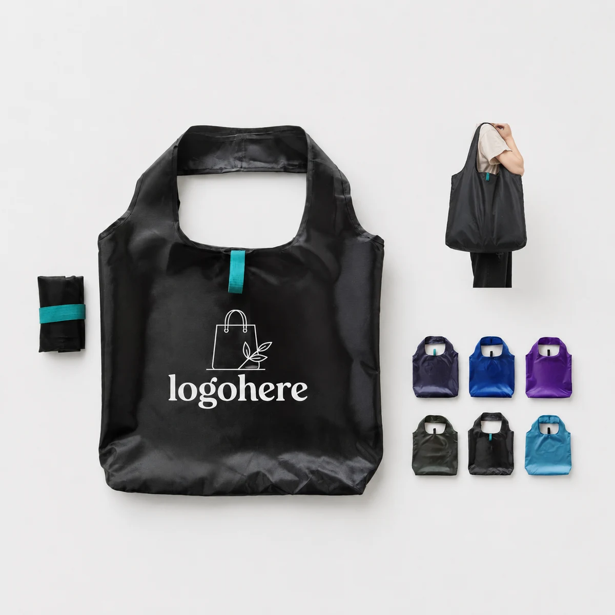 MOQ 10 Custom Printed Shopping Tote, custom tote bag with logo imprint 1