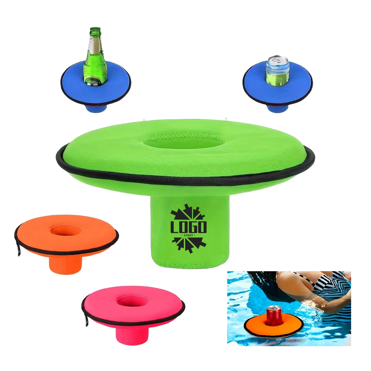 Inflatable Pool Cup Holder 1