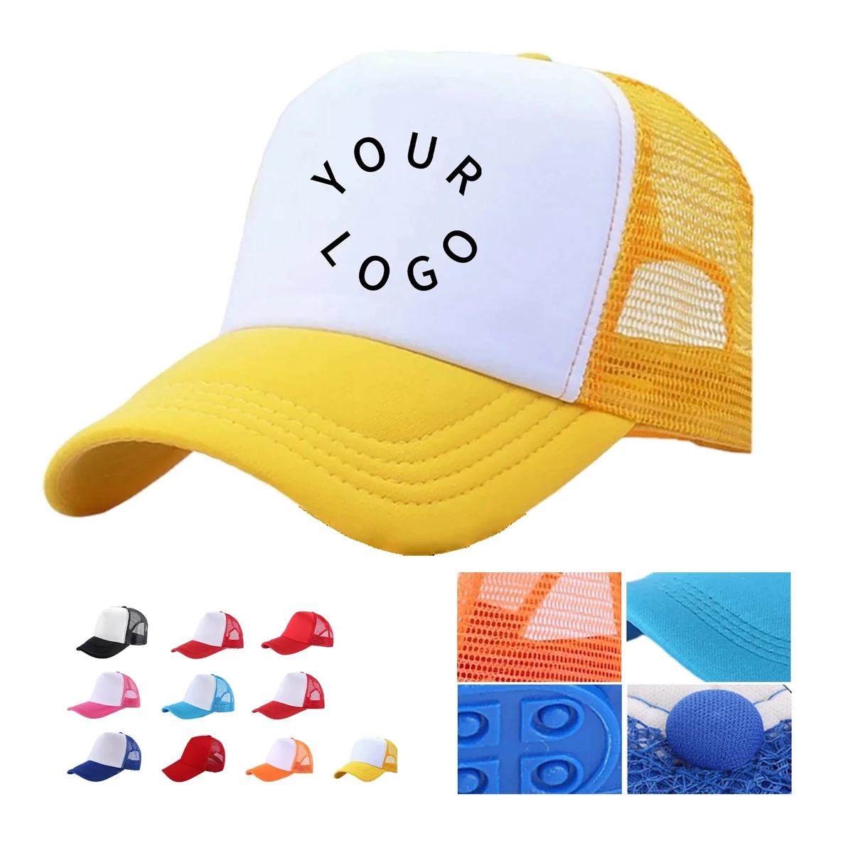Unisex Summer Mesh Cap for Breathable Sun Protection 1