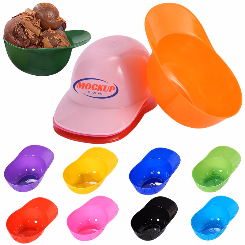 Mini Plastic Baseball Cap Bowl