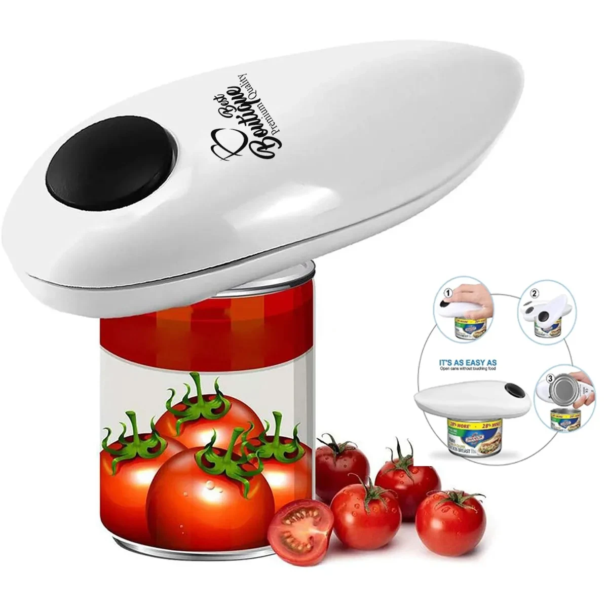 One Touch Smooth Edge Restaurant Electric Can Opener 1
