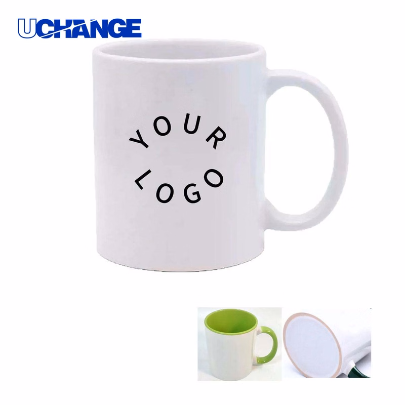 Classic White 11 Oz Ceramic Coffee Cup Drinkware