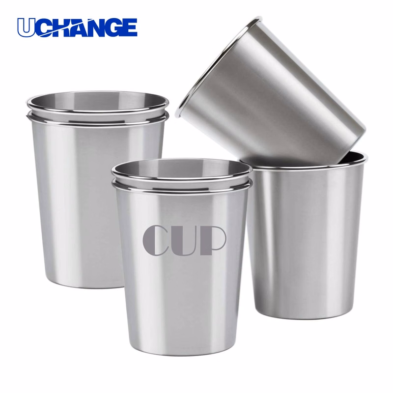 Single Wall Stainless Steel Pint Cup Container (12 Oz)