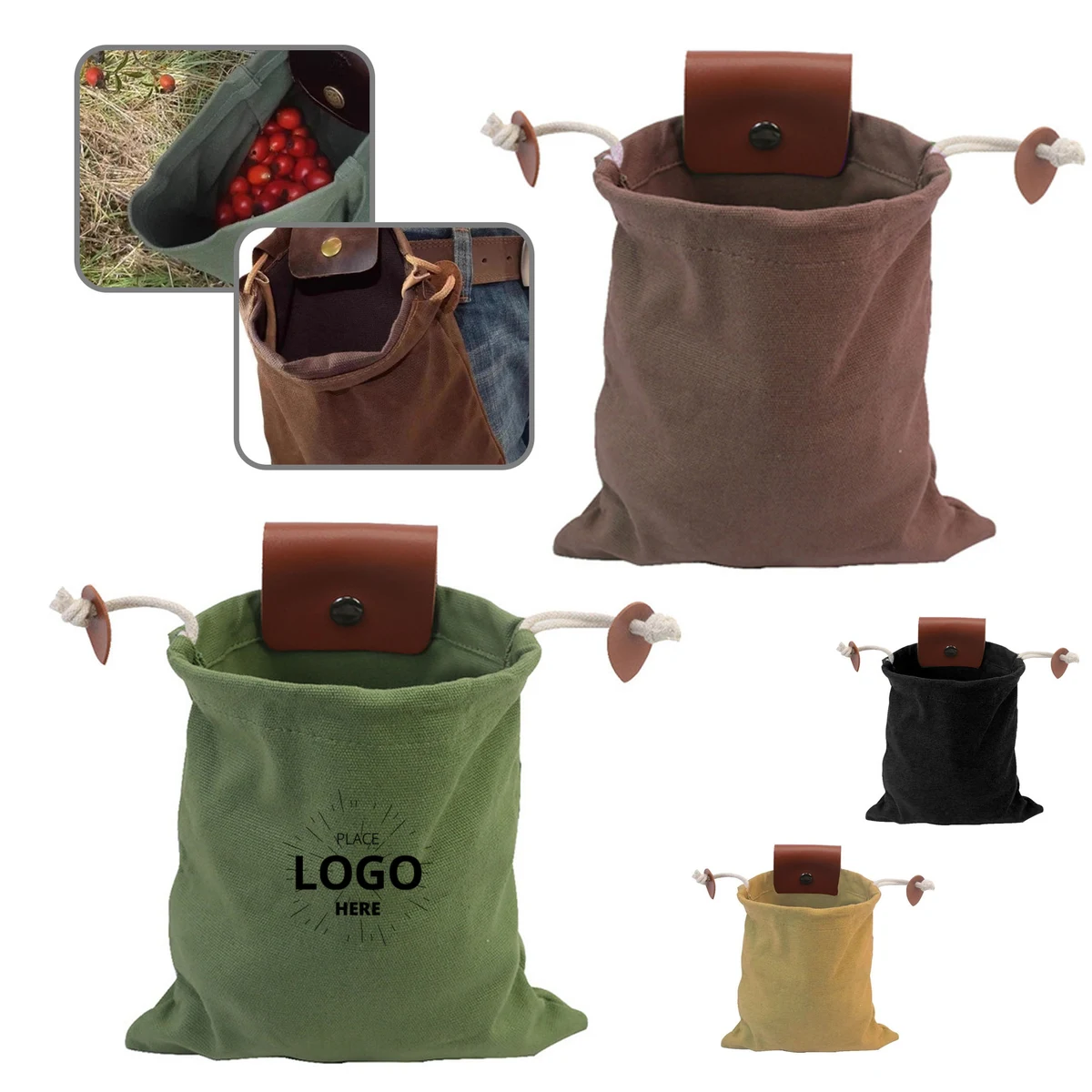 Folding Berry Collection Bag 1