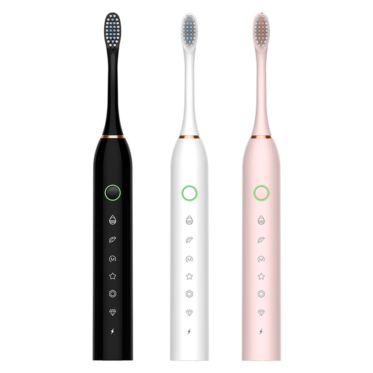 Rechargeable Electric Toothbrush With 3 Heads 1