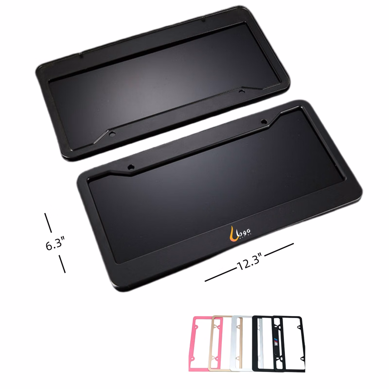 Aluminum License Plate Frame With Screws