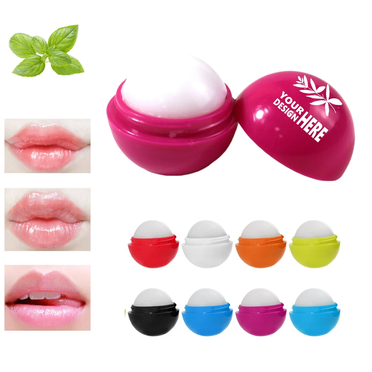 Round Shape Lip Balm Ball 1