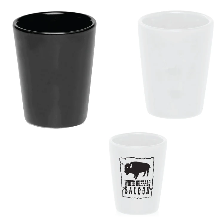2 oz. Ceramic Shot Glass 1