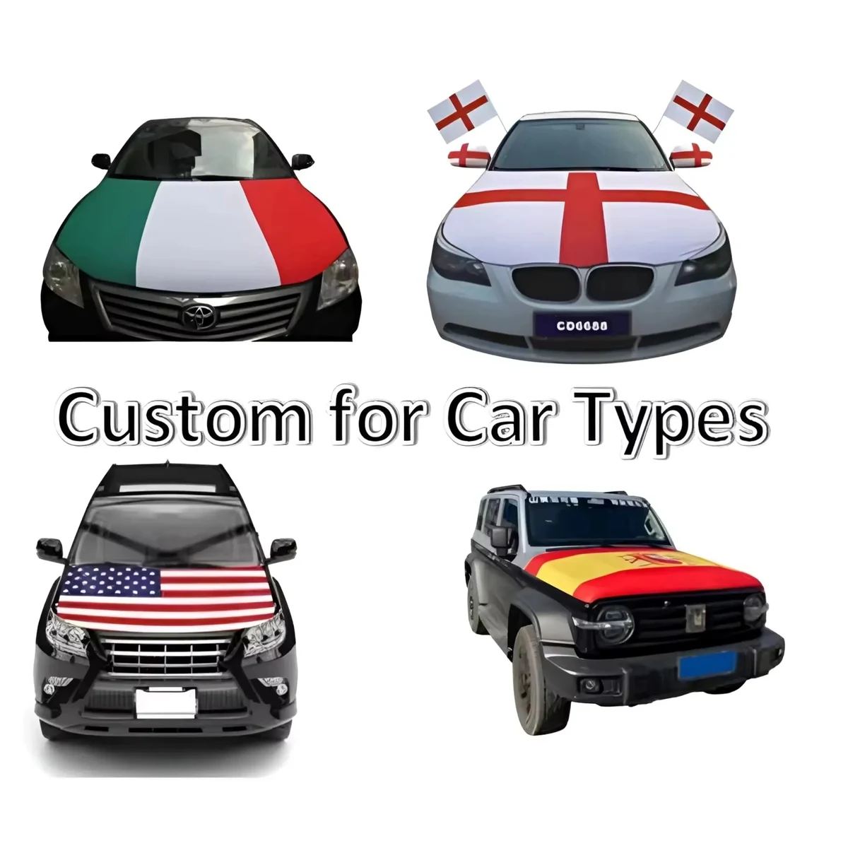 USA Print Car Hood Cover Flag 1