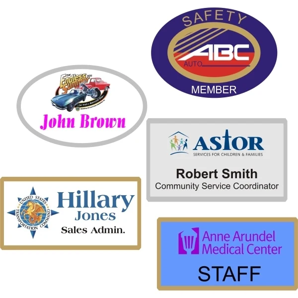 Full Color Name Badges 1