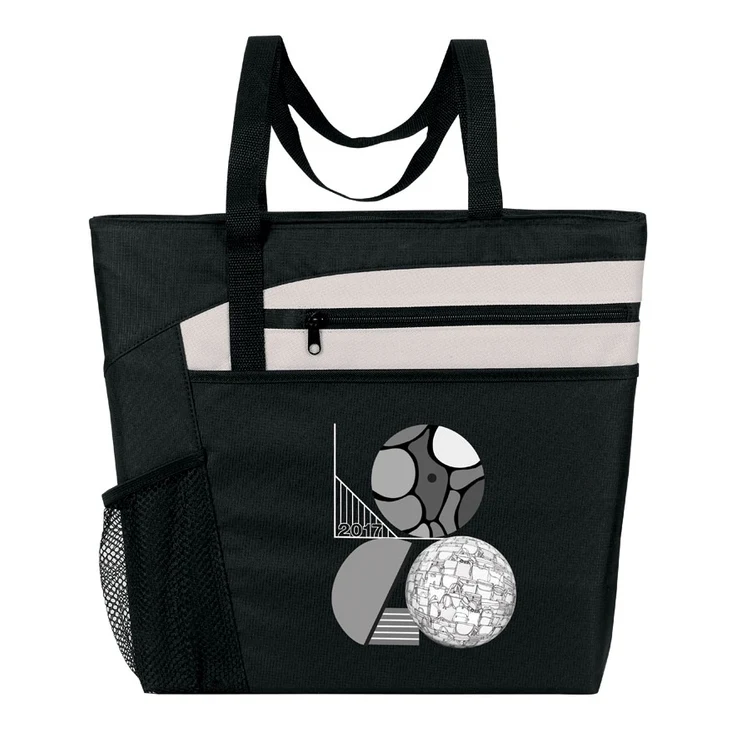 "Rocket" Zip Pockets Tote Bag 1