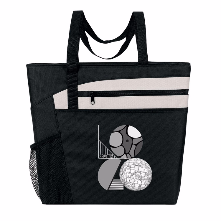 "Rocket" Zip Pockets Tote Bag