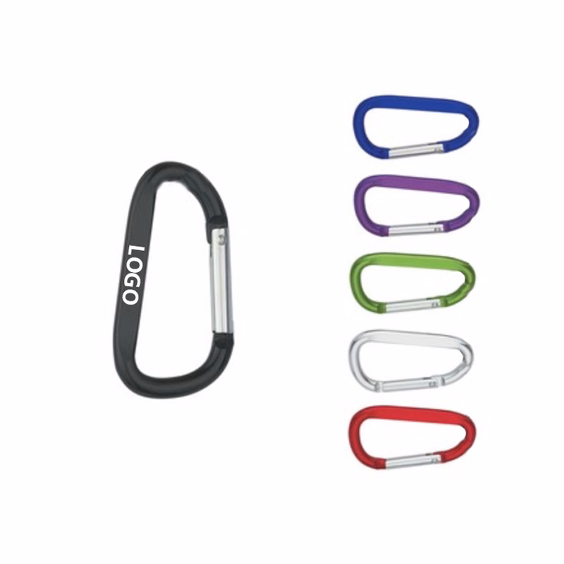 Solid aluminum construction with metallic CAMPING Carabiner