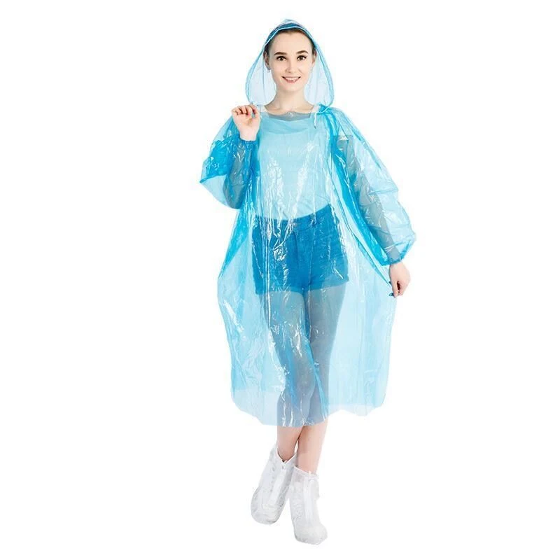 PE Poncho Rain Coat 1