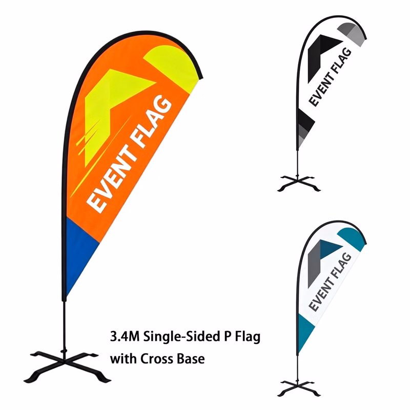 134" P Flag Cross Base