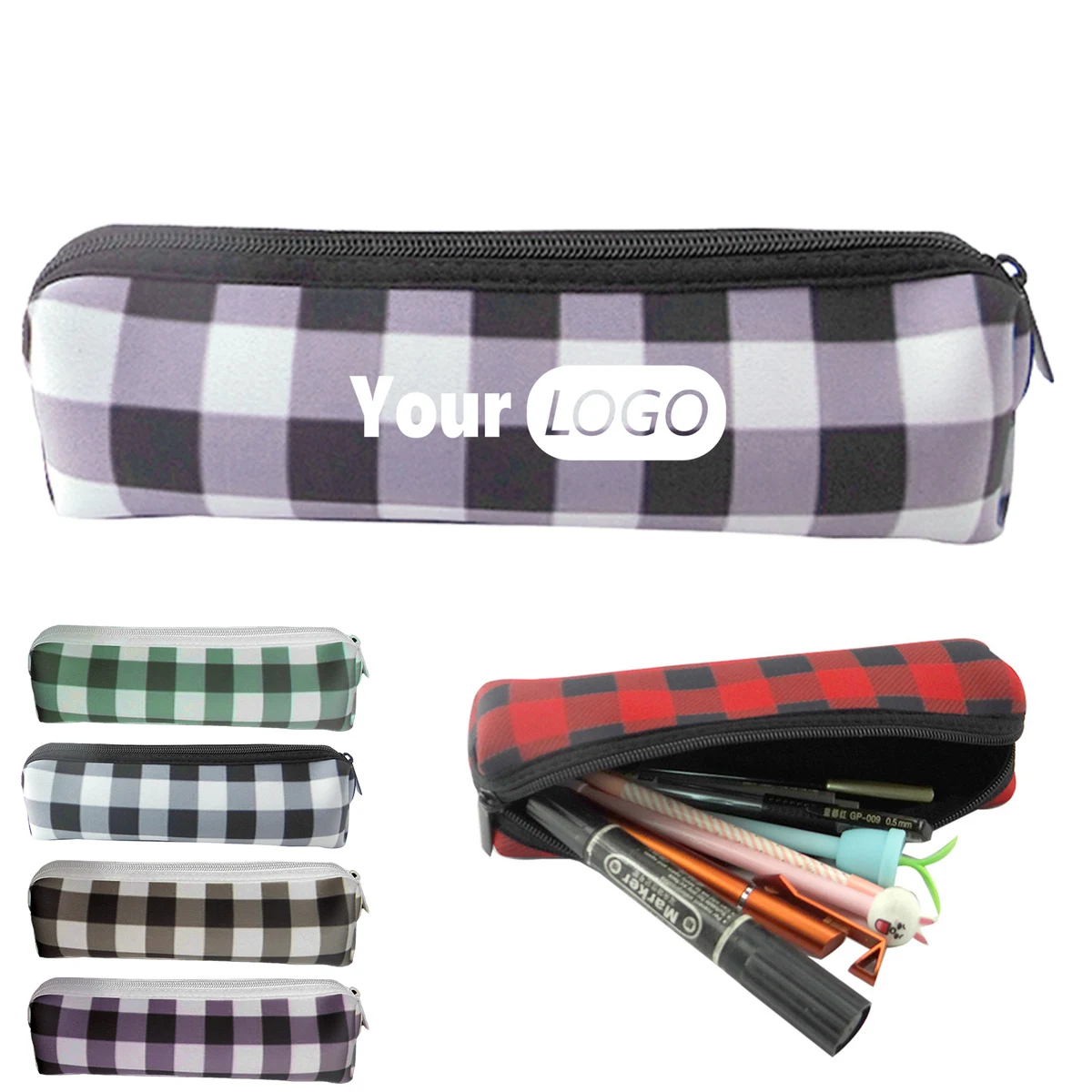 Neoprene Multi Functional Storage Pen Case 1