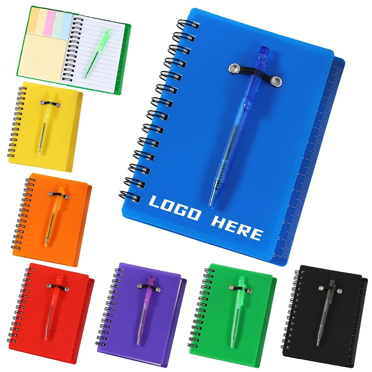 Spiral Notebook Steno Pocket Notepad With Pen 1