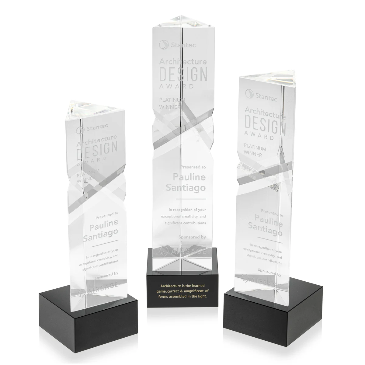 Oakham Award on Hancock Base - Black 1