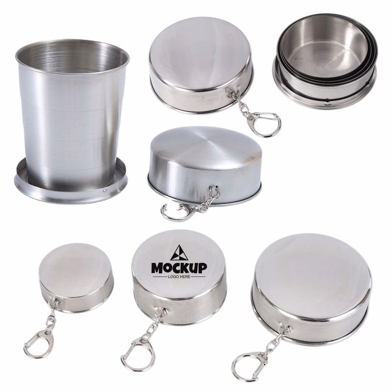 Travel Stainless Steel Folding Cup