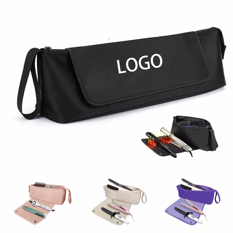 MOQ 20 Heat Resistant Hair Tool Storage Travel Bag