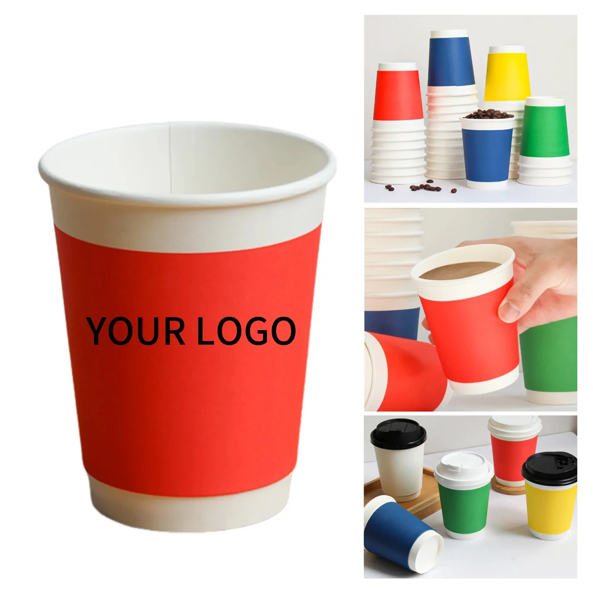 Premium 9oz Leak-Proof Paper Cups For Hot And Cold Drinks 1