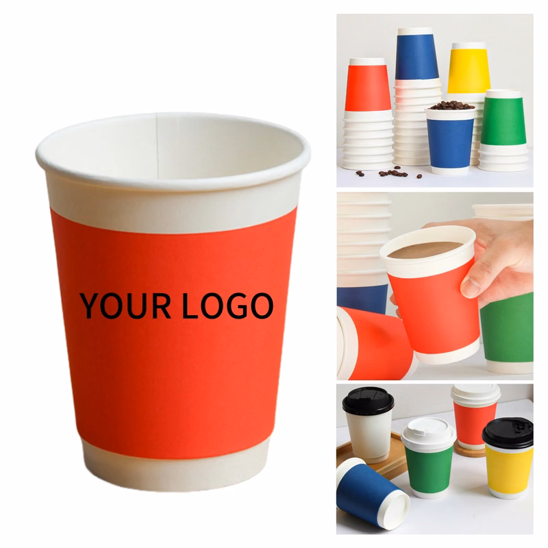 Premium 9oz Leak-Proof Paper Cups For Hot And Cold Drinks