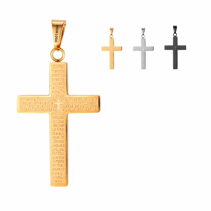 Faith Inspired Necklace with Stainless Steel Charm