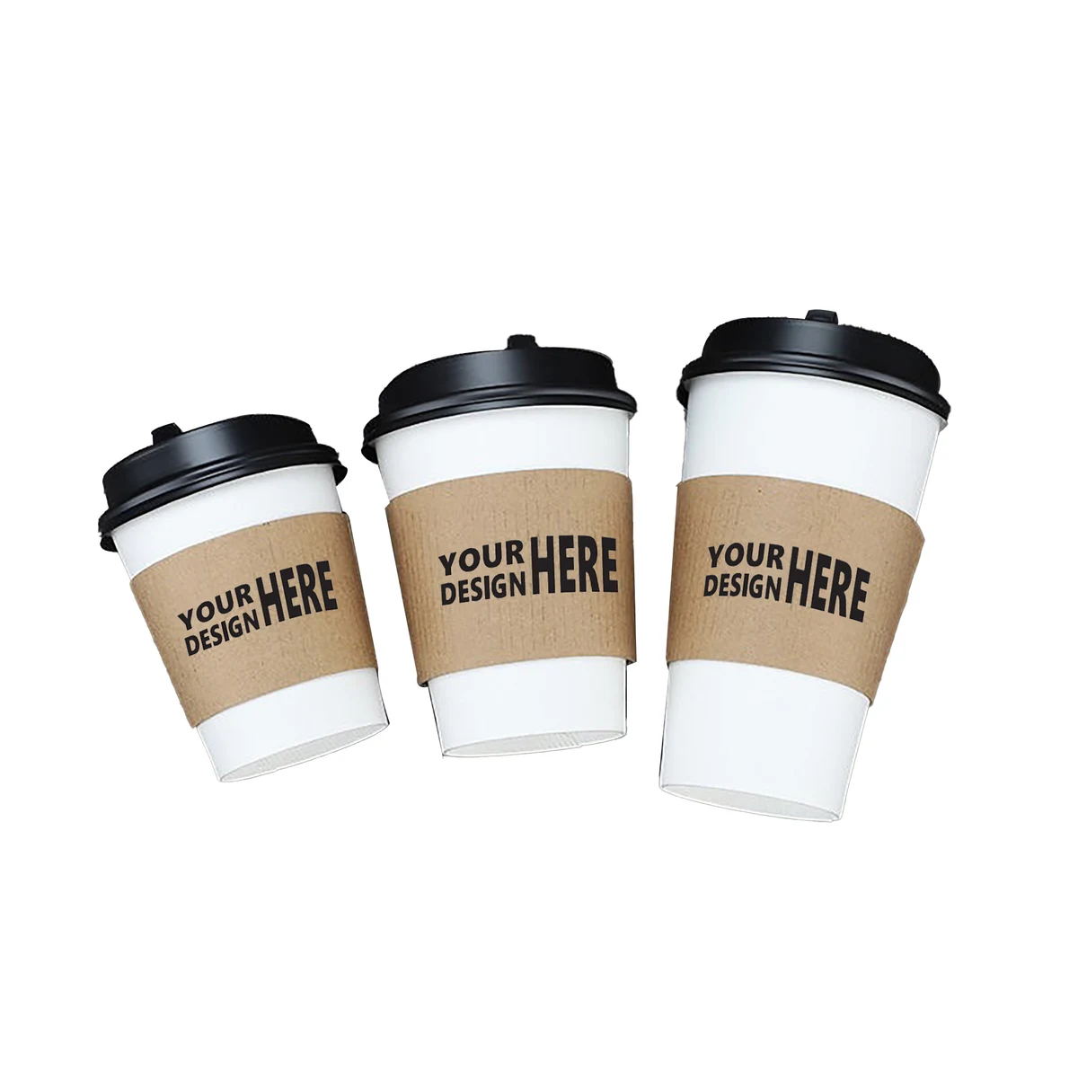 Kraft Corrugated Paper Cup Sleeve 1