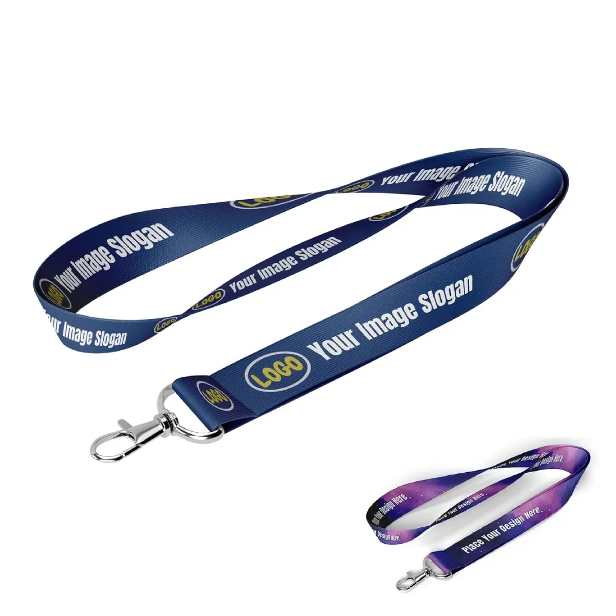 MOQ 30 pcs Company ID Card Holder Lanyard 1