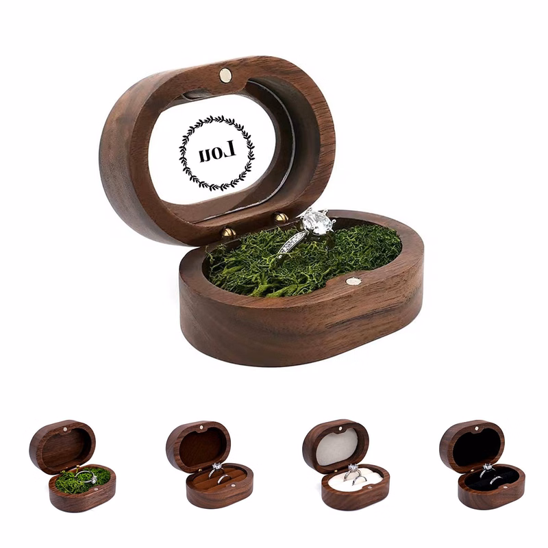 Oval Ring Box(Clear Top Optional)