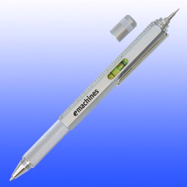 PEN W/ MINI SCREW DRIVERS, LEVELER, RULER