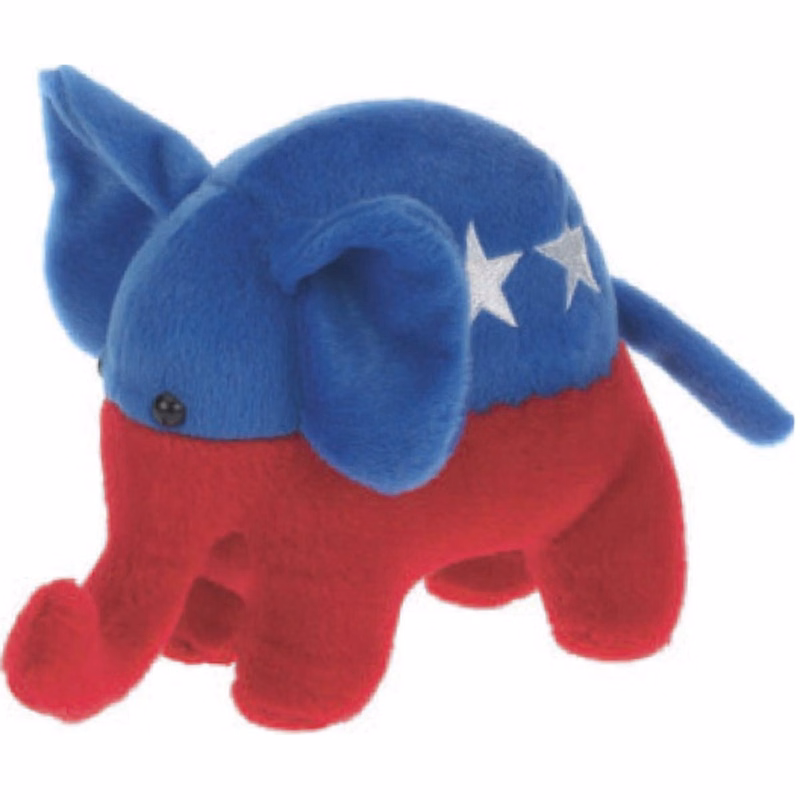 Patriotic Plush- Elephant