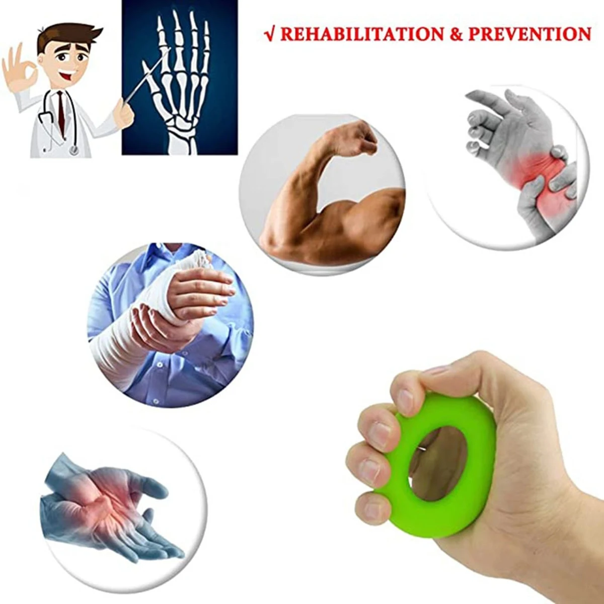 Silicone Hand Grip Strenthener 1