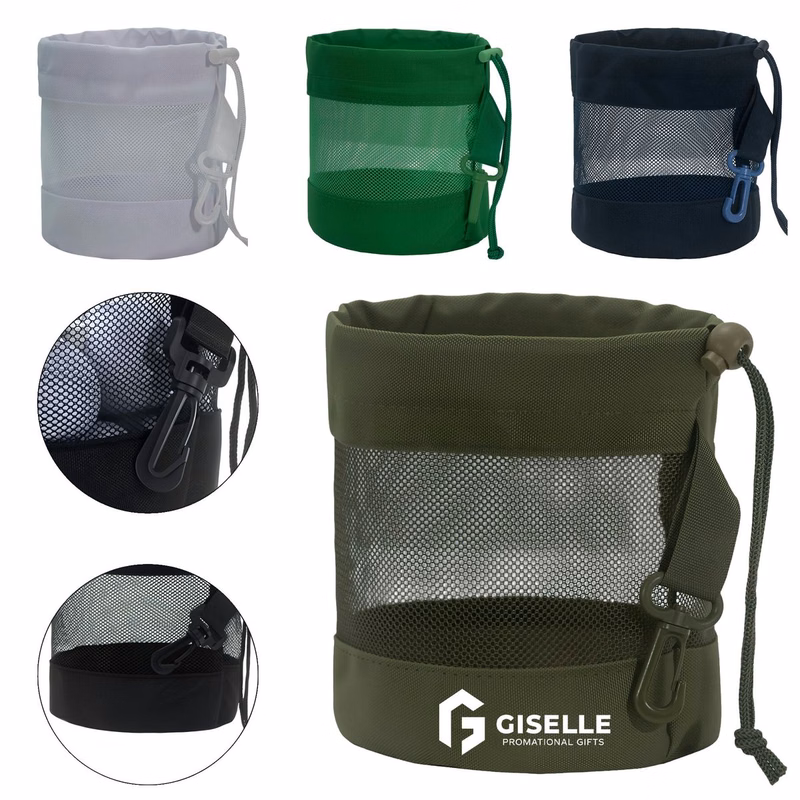 Ventilated Mesh Golf Gear Bag with Drawstring Closure