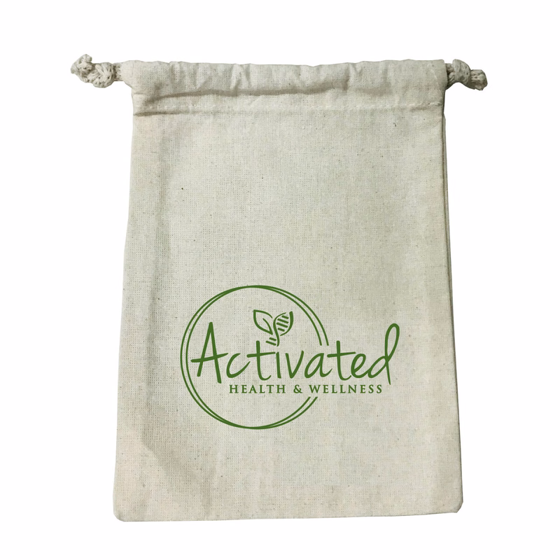 Cotton Drawstring Pouch (6" x 8")