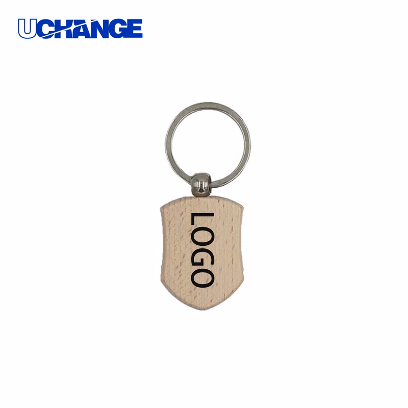 Shield-Shaped Keychain