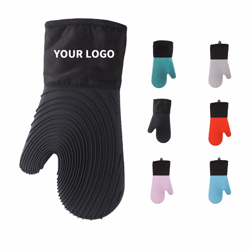 Silicone Grip Oven Mitt 13.6" Length x 7.1" Width
