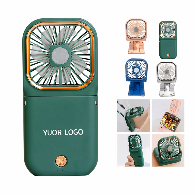 3 in 1 Foldable Neck Fan Portable Cooling Device