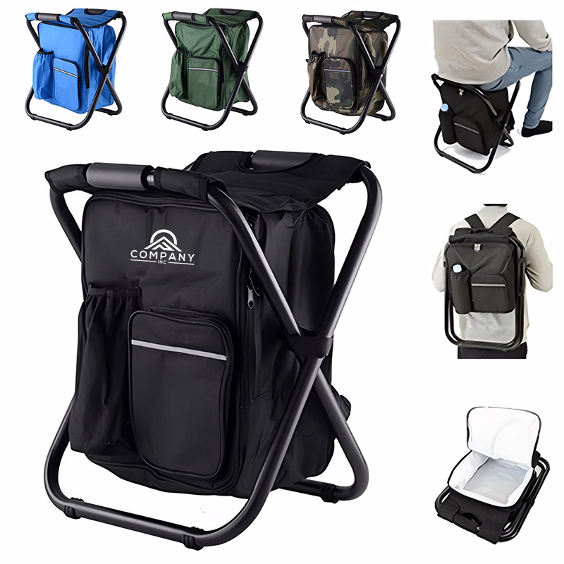 3" 1 Backpack Stool Cooler Chair