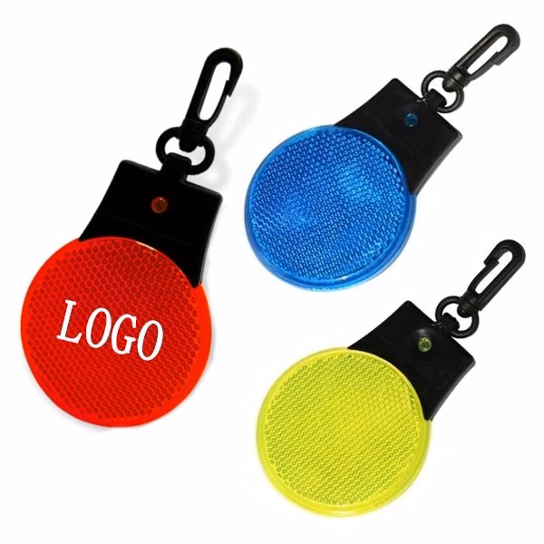 Flashing Reflector Light With Hook Clip