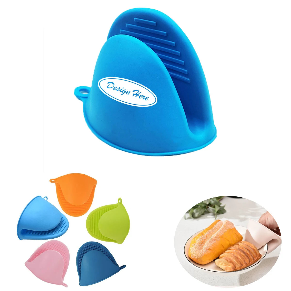 Durable Silicone Pinch Mitts for Cooking Safety 1