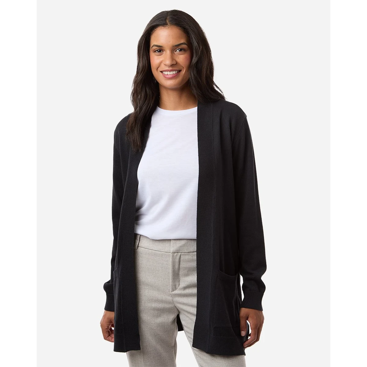 Women's New Classics Open Cardigan Sweater - DG447W 1