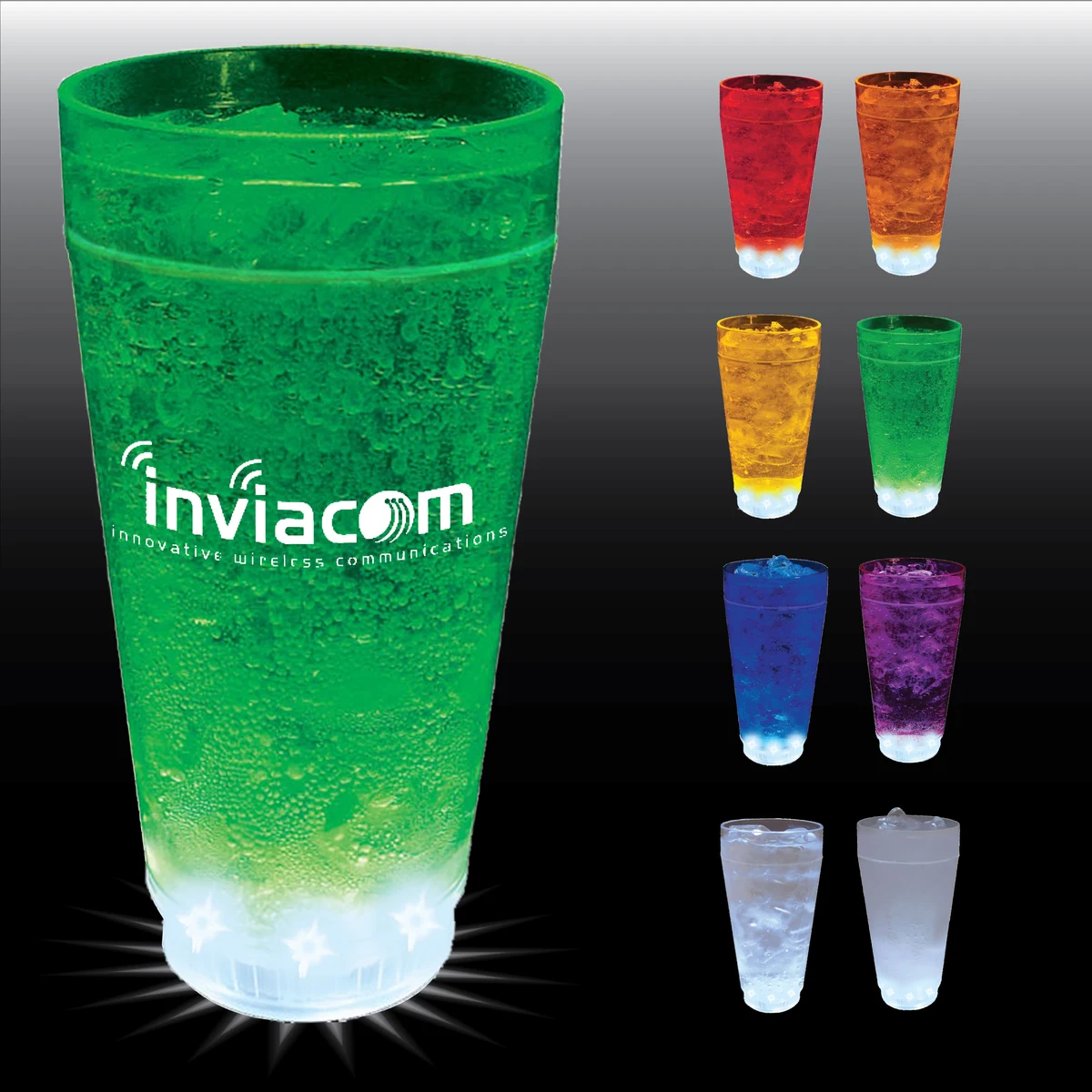20oz 5-Light Plastic Pint Cup 1