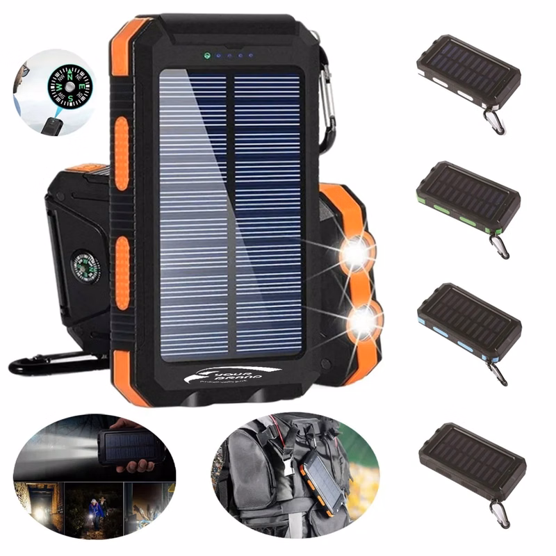 Portable Solar Charger Power Bank 10000mAh