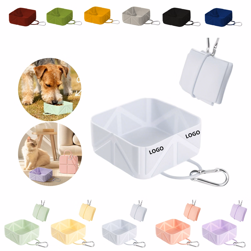 Foldable Silicone Travel Pet Bowl